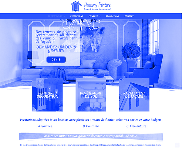 webmaster montpellier et site internet réalisé par Aire Digitale